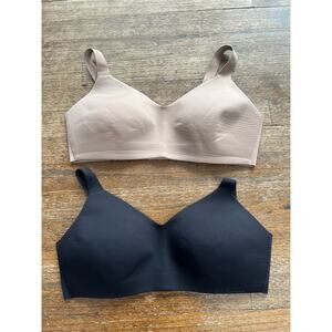 lululemon Hold True Bra, 36D, Black, Sand, Lot of 2